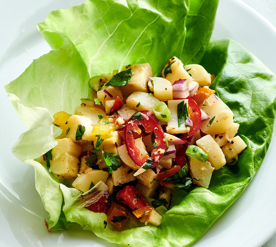Hearts of Palm “Ceviche” Lettuce Cups